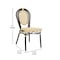 Flash Furniture Cannes Thonet French Bistro Stacking Chair, Natural PE Cane Rattan and Black Aluminum Frame, 2PK 2-SDA-AD642110-1-NAT-BK-GG - alternate 5